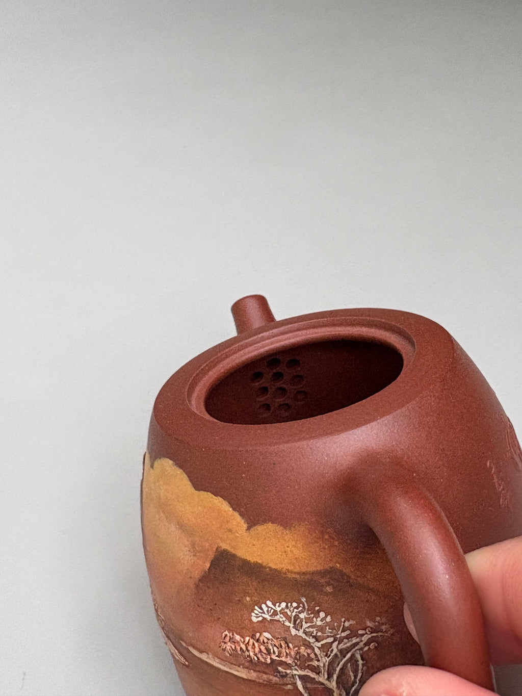 【双泰斗合璧·紫砂史巅峰】紫砂界天花板｜何光宏·邱玉林双宗师联袂创作《小汉铎壶》原矿极品底槽清·230cc