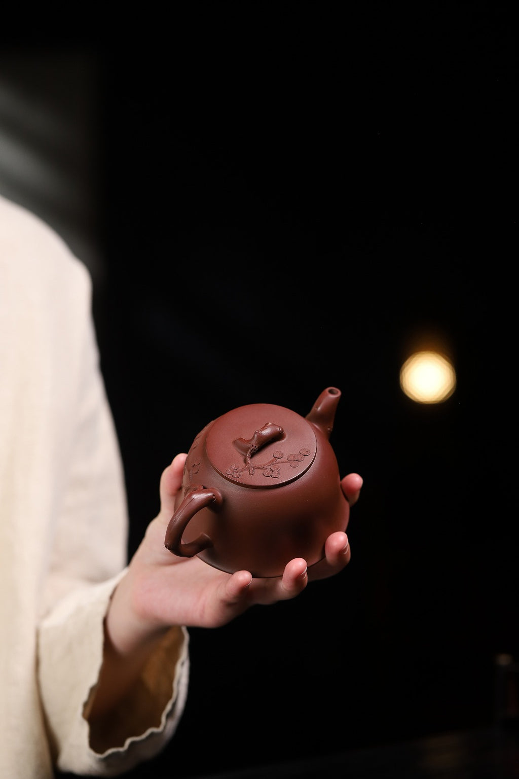 【松桩】 制壶：龚彧（国家级工艺美术师） 泥料：原矿底槽清 容量：220cc