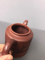 储立之大师｜中国陶瓷艺术终身成就奖获得者｜典藏重器【竹报平安套组】原矿优质紫泥·400cc