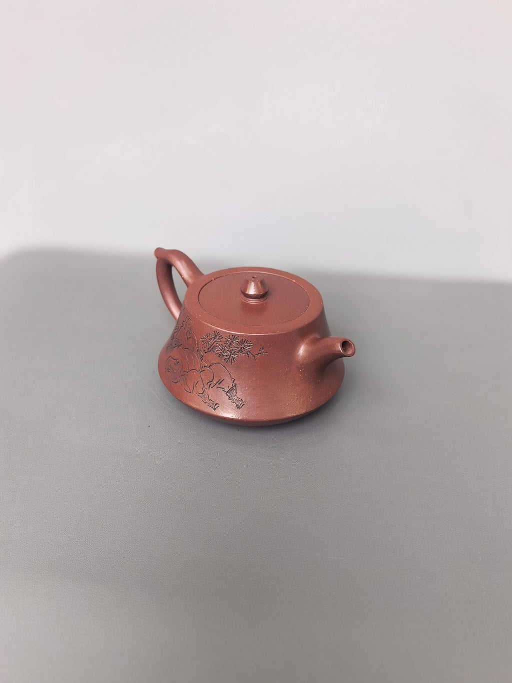 储立之大师｜中国陶瓷艺术终身成就奖获得者｜典藏重器【博雅柱础套组】原矿优质老紫泥·320cc