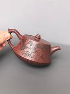 储立之大师｜中国陶瓷艺术终身成就奖获得者｜典藏重器【博雅柱础套组】原矿优质老紫泥·320cc