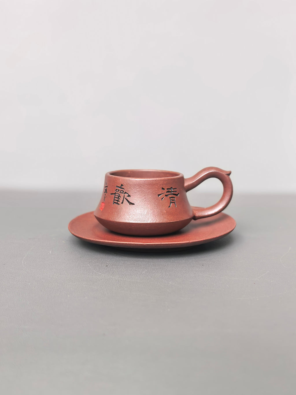 储立之大师｜中国陶瓷艺术终身成就奖获得者｜典藏重器【博雅柱础套组】原矿优质老紫泥·320cc