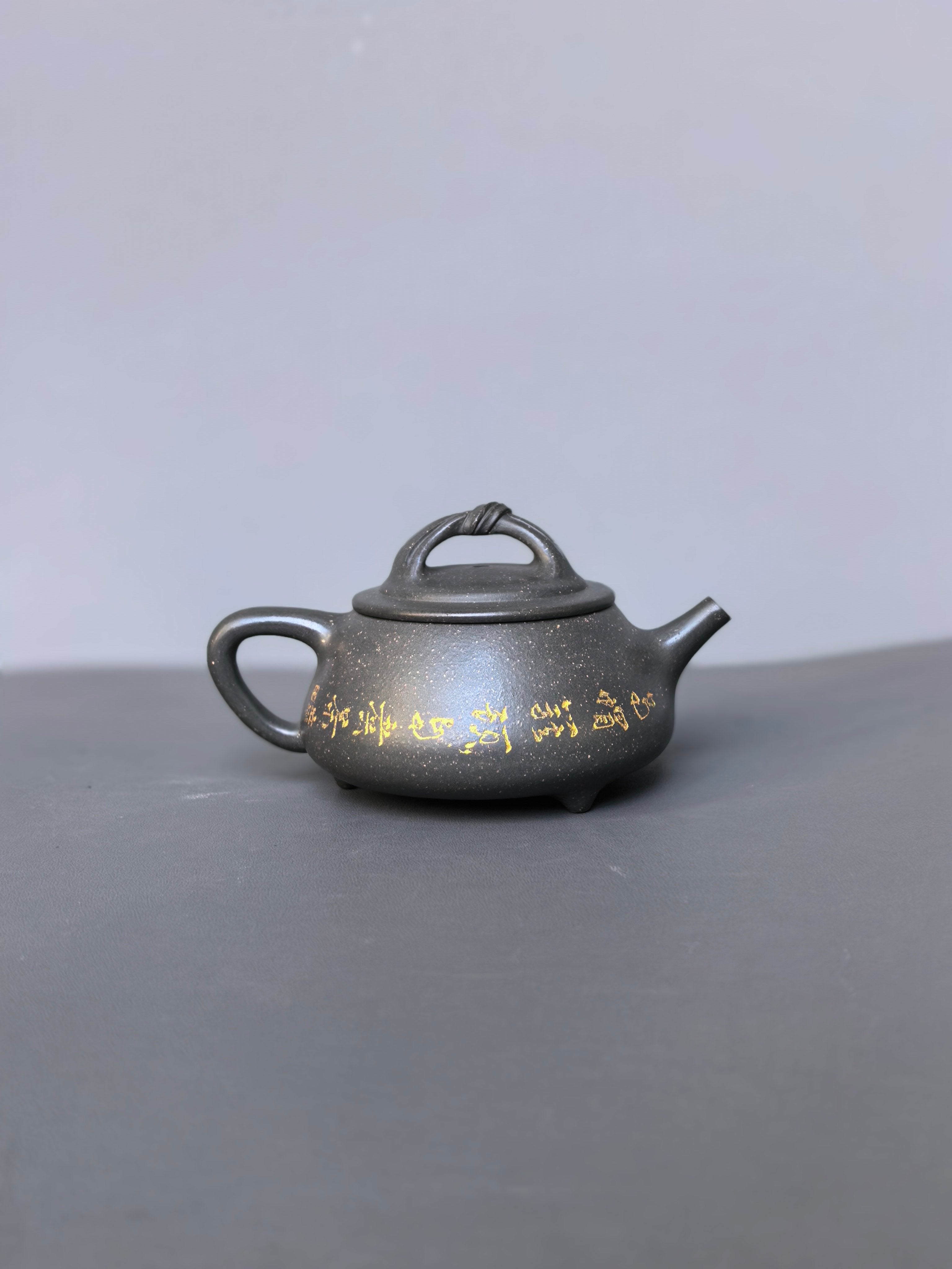 储立之大师｜中国陶瓷艺术终身成就奖获得者｜典藏重器【包袱石瓢壶】原矿优质雪花泥·180cc