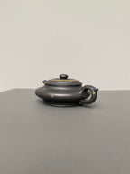 储立之大师｜中国陶瓷艺术终身成就奖获得者｜典藏重器【锦绣虚扁壶】原矿优质黑料描金·240cc