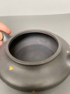 储立之大师｜中国陶瓷艺术终身成就奖获得者｜典藏重器【锦绣虚扁壶】原矿优质黑料描金·240cc