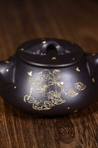实力派助工石黄泥洒金新品【如意石瓢】至善至美