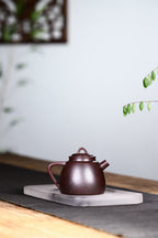 创新改良新品【秦权】老师家藏珍稀铁血砂紫泥手工精制 220cc - ZishaTeapotChina