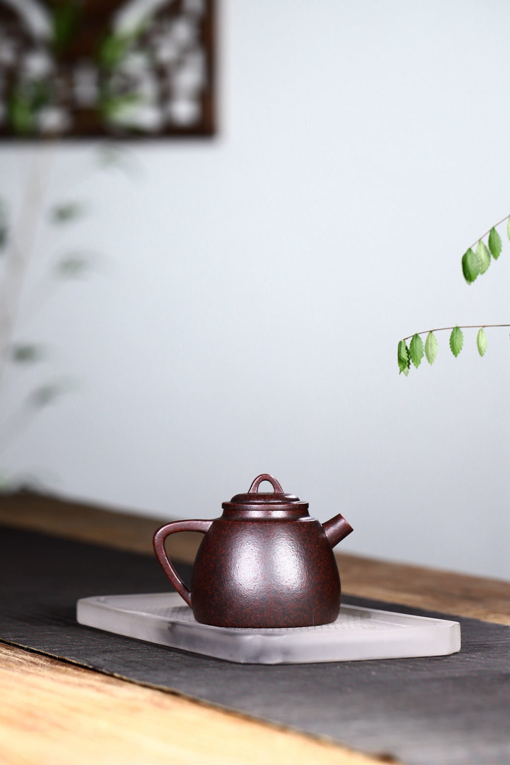 Innovative improved new product 【Qin Quan】 Teacher's collection of rare iron blood sand purple clay handmade refined 220cc - ZishaTeapotChina
