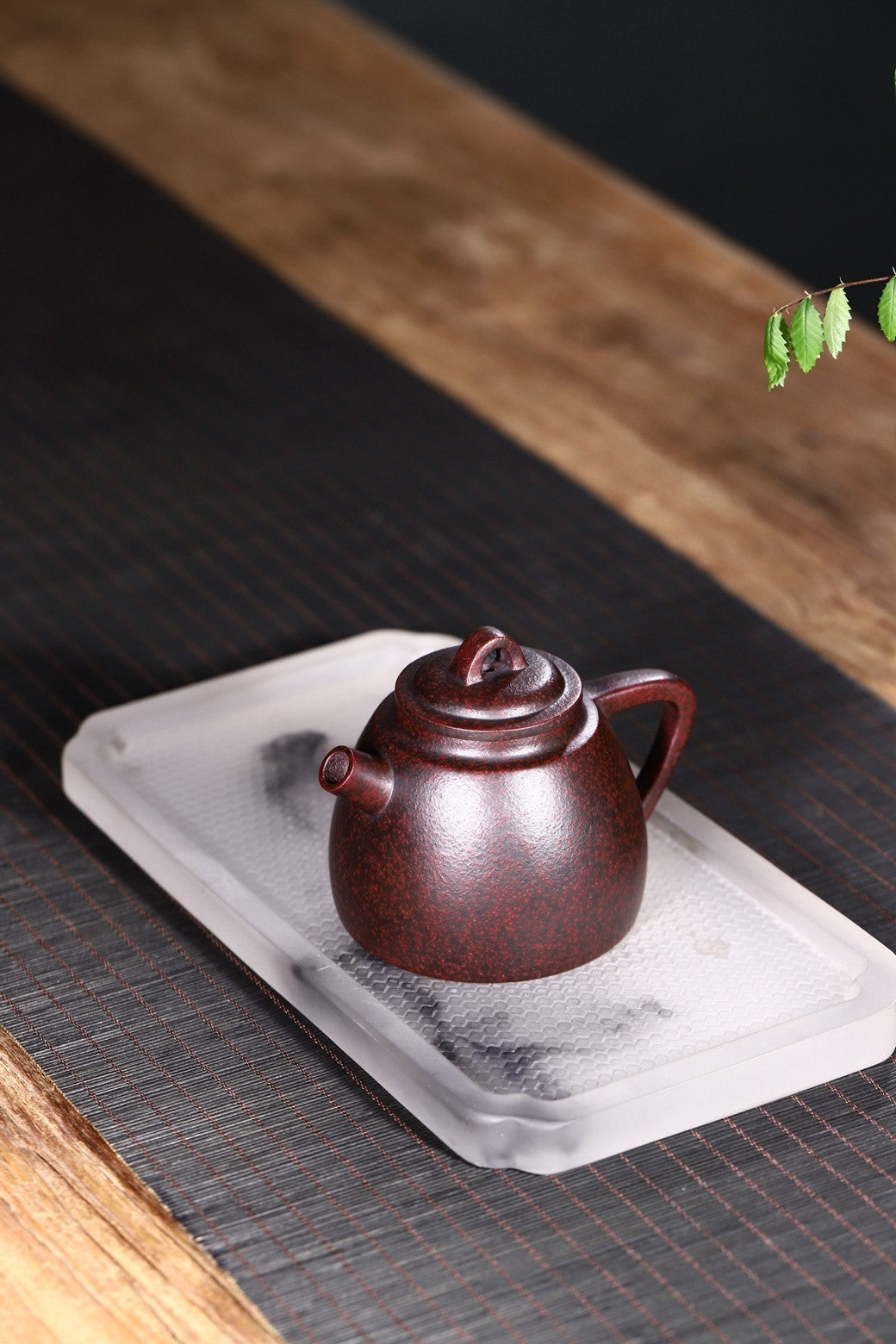 Innovative improved new product 【Qin Quan】 Teacher's collection of rare iron blood sand purple clay handmade refined 220cc - ZishaTeapotChina
