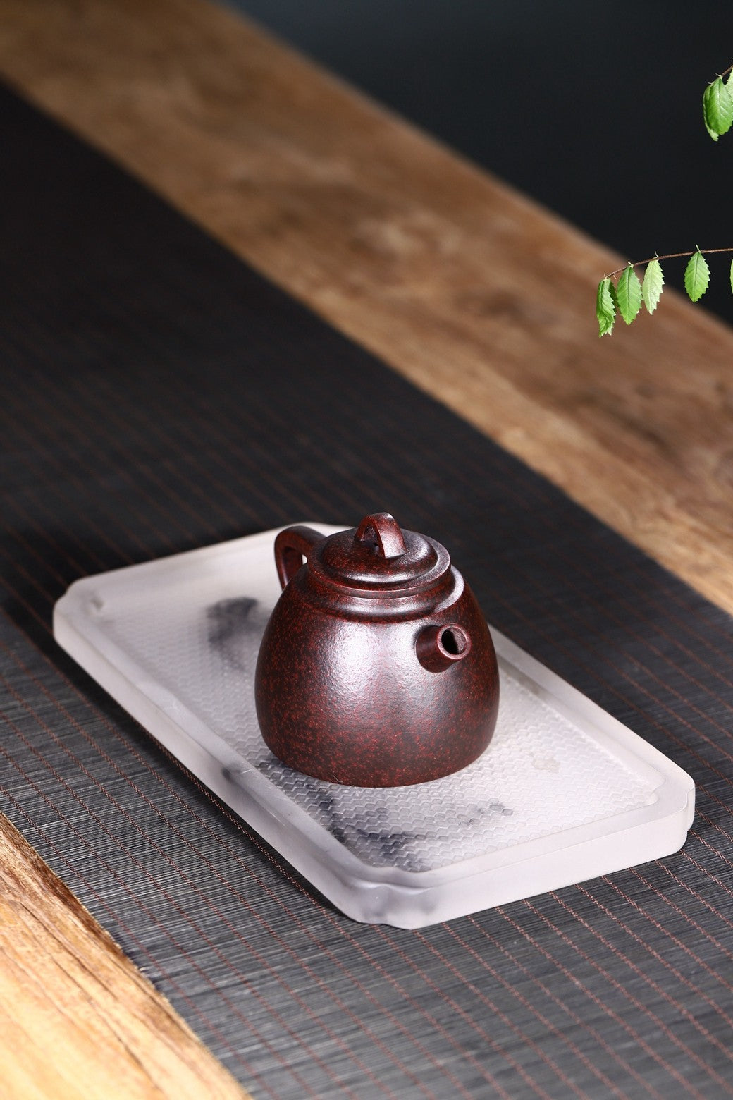 Innovative improved new product 【Qin Quan】 Teacher's collection of rare iron blood sand purple clay handmade refined 220cc - ZishaTeapotChina