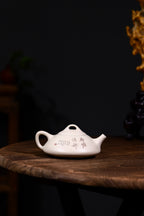 省大师潘春芳关门弟子许冠新老师新品首发【东坡瓢 · 荷塘清趣】极品羊脂玉段泥手制，210cc