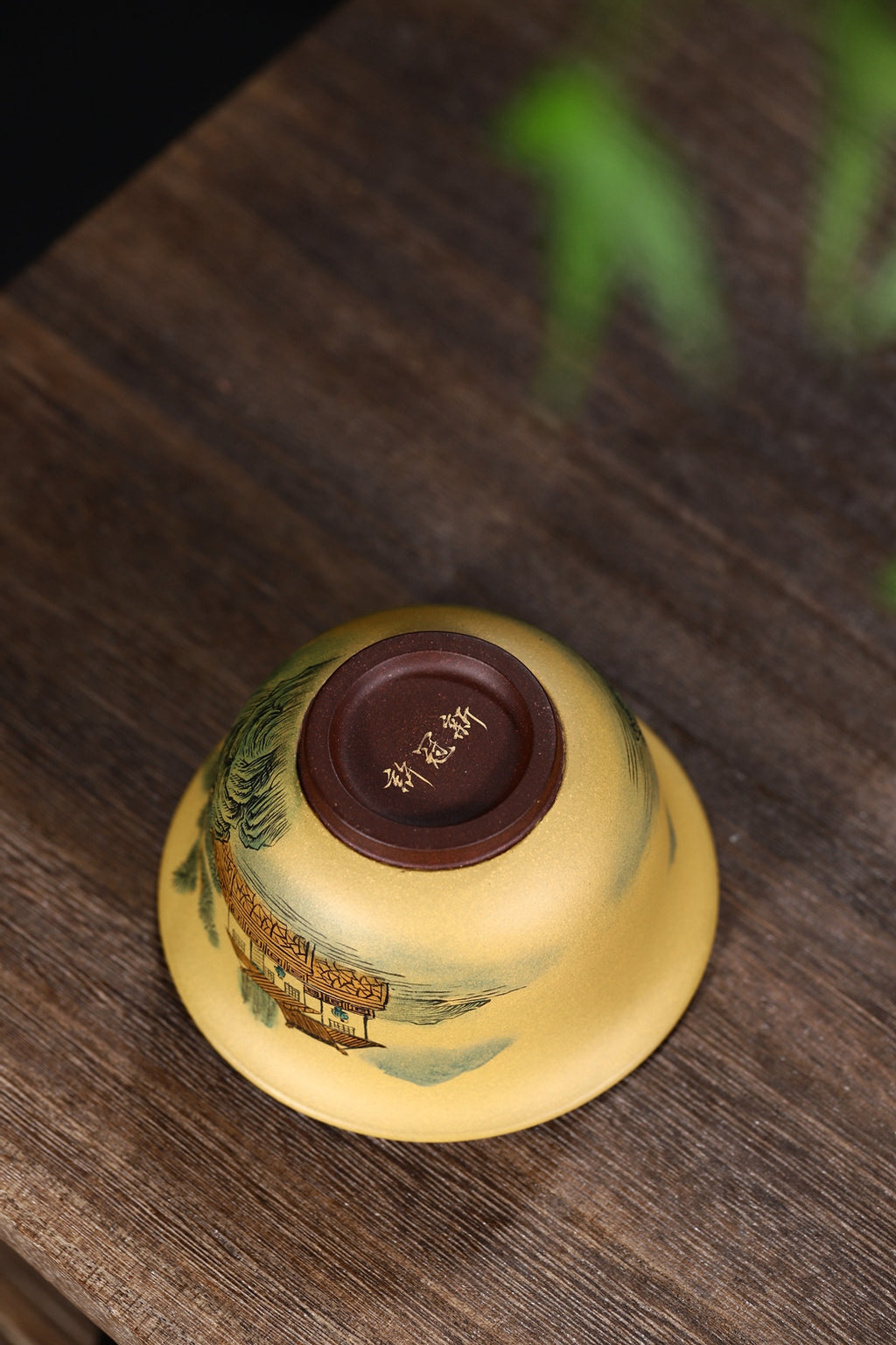 省大师潘春芳关门弟子许冠新老师盖碗新品【江山晓】160cc 双色泥料制成