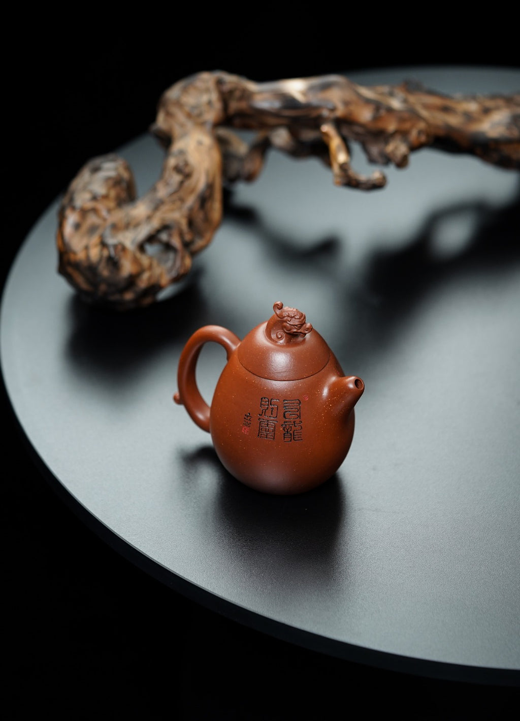 储立之大师｜中国陶瓷艺术终身成就奖获得者｜典藏重器【乾元龙蛋壶】原矿优质储氏赤金砂·320cc