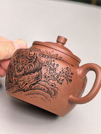 中华神刀·刻绘巅峰 杨喜雨大师陶刻巅峰臻品《云钟壶》原矿极品底槽清·260cc