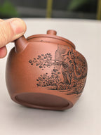 中华神刀·刻绘巅峰 杨喜雨大师陶刻巅峰臻品《云钟壶》原矿极品底槽清·260cc