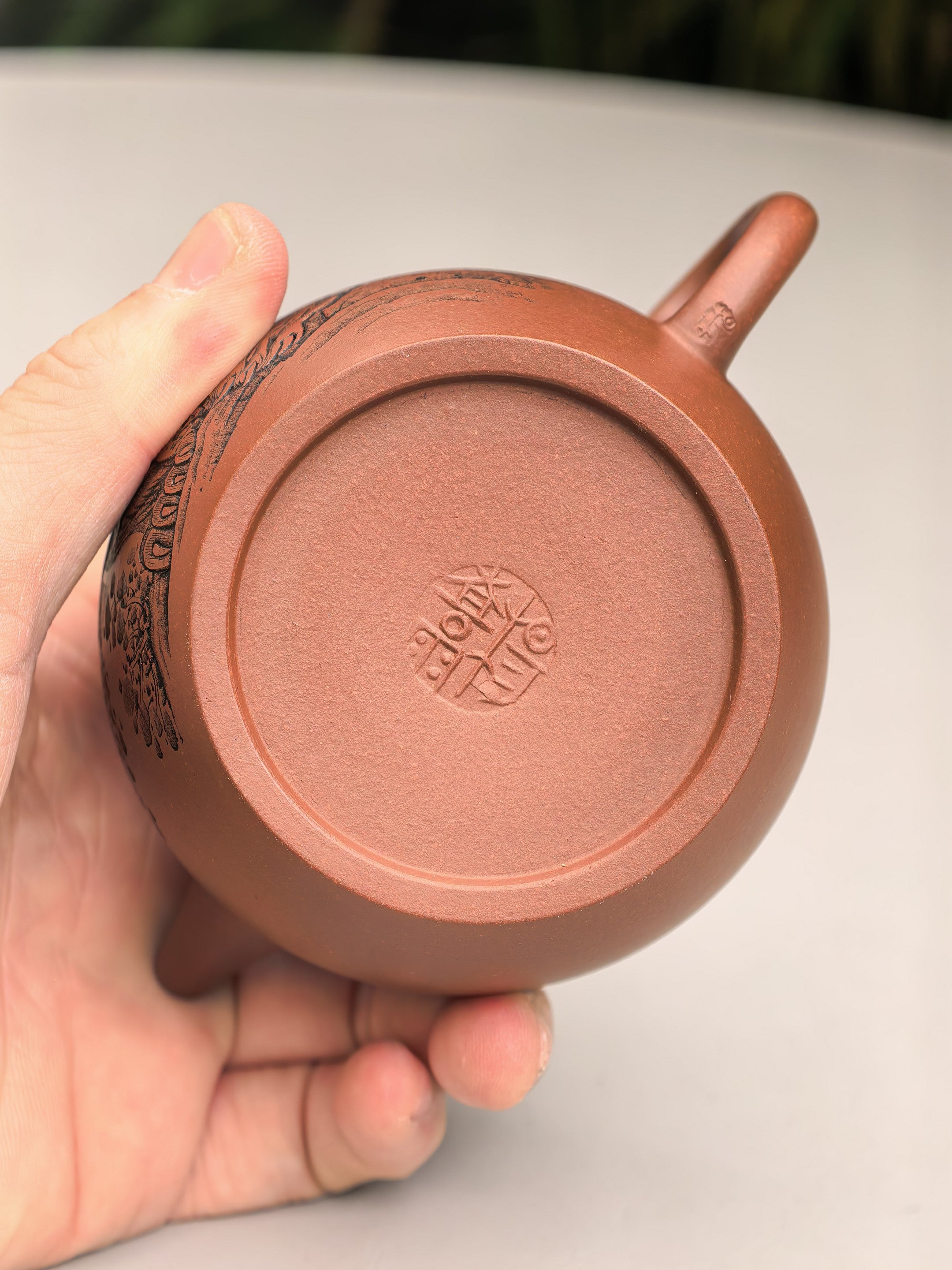 中华神刀·刻绘巅峰 杨喜雨大师陶刻巅峰臻品《云钟壶》原矿极品底槽清·260cc