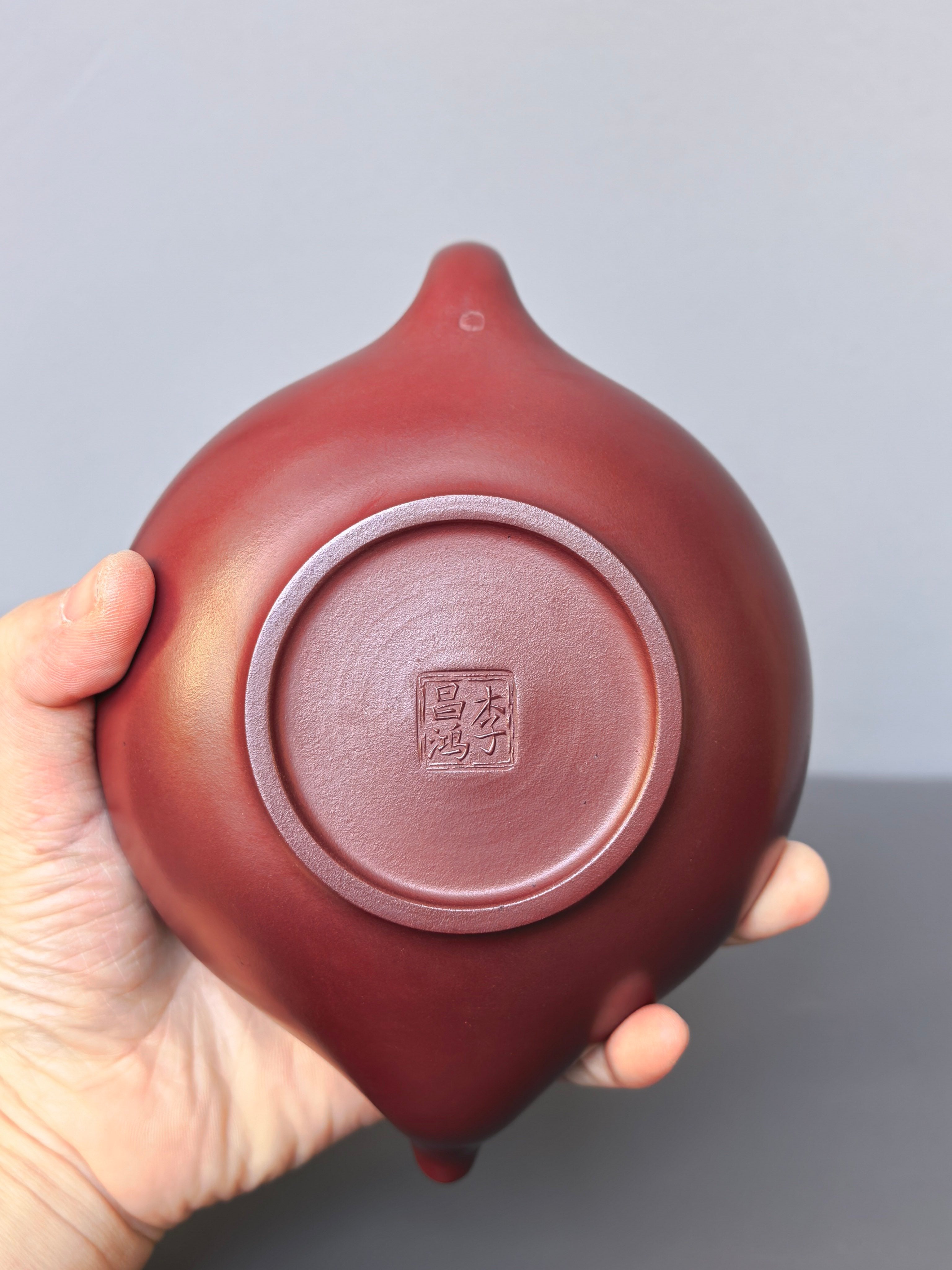 顾景舟大师高徒·双国大师李昌鸿之作【朱雀壶】原矿优质龙血砂·550cc