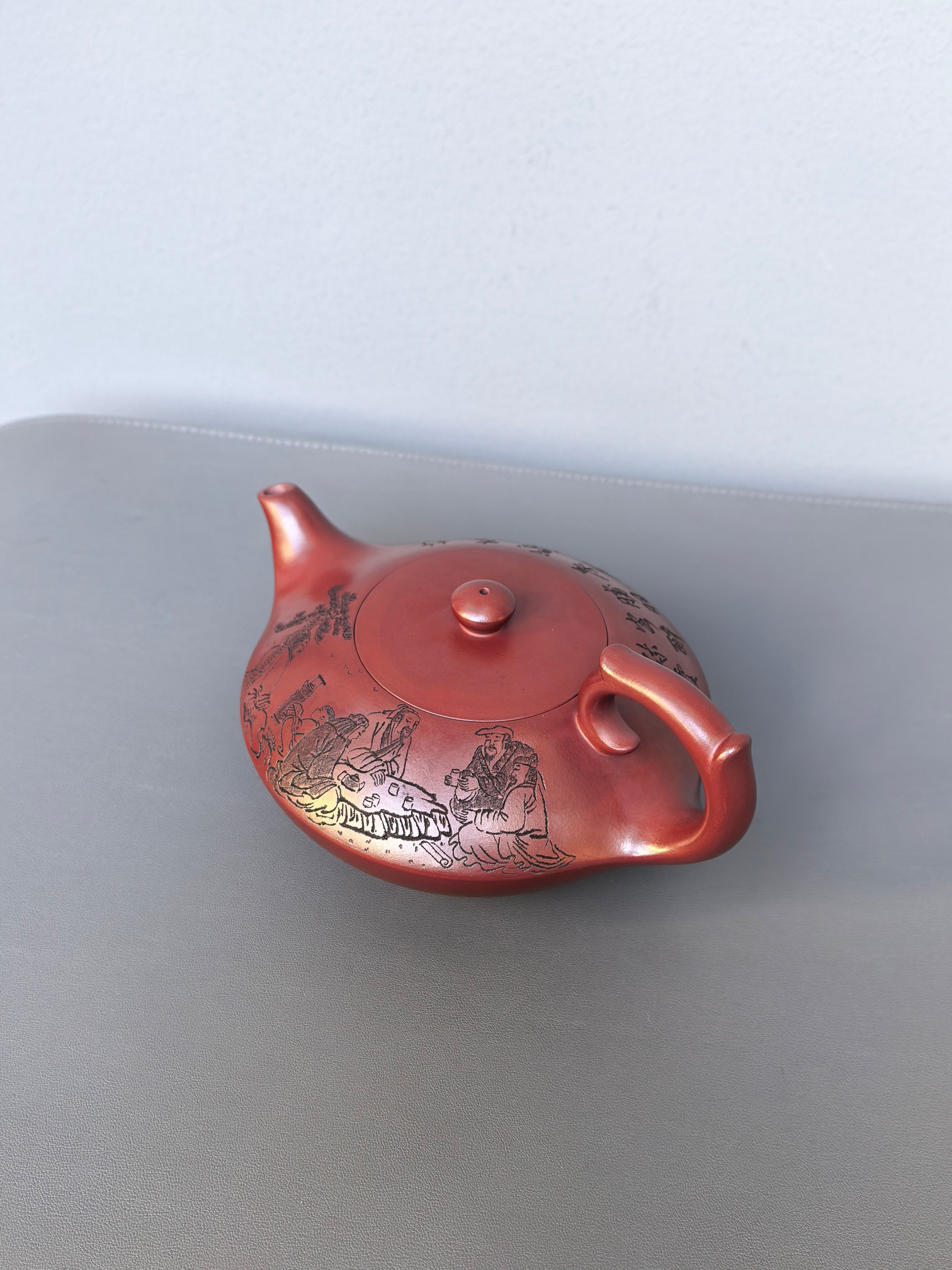 顾景舟大师高徒·双国大师李昌鸿之作【朱雀壶】原矿优质龙血砂·550cc