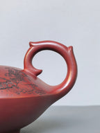 顾景舟大师高徒·双国大师李昌鸿之作【朱雀壶】原矿优质龙血砂·550cc