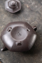 范泽锋大师高徒·省大师邱爽紫砂潜力重器【六方云炉壶】原矿优质乌金砂·260cc