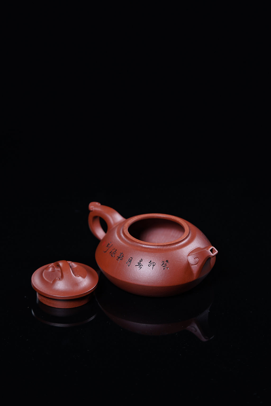 储立之大师｜中国陶瓷艺术终身成就奖获得者｜典藏重器【如意合欢壶】原矿优质红清水泥·230cc