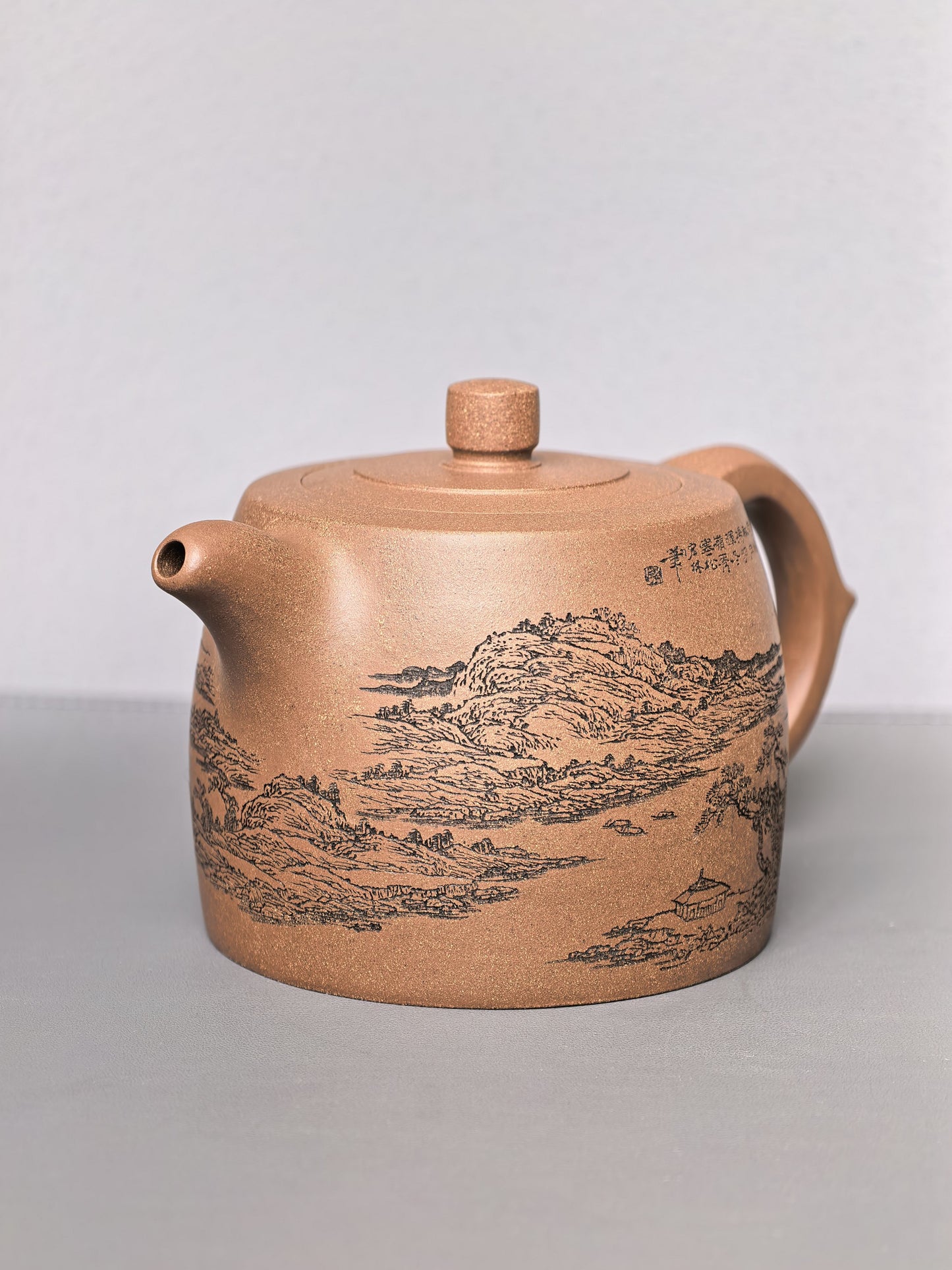 宏林山水·礼藏天下｜陈宏林大师传世巅峰臻品【井栏壶】原矿极品段泥·580cc