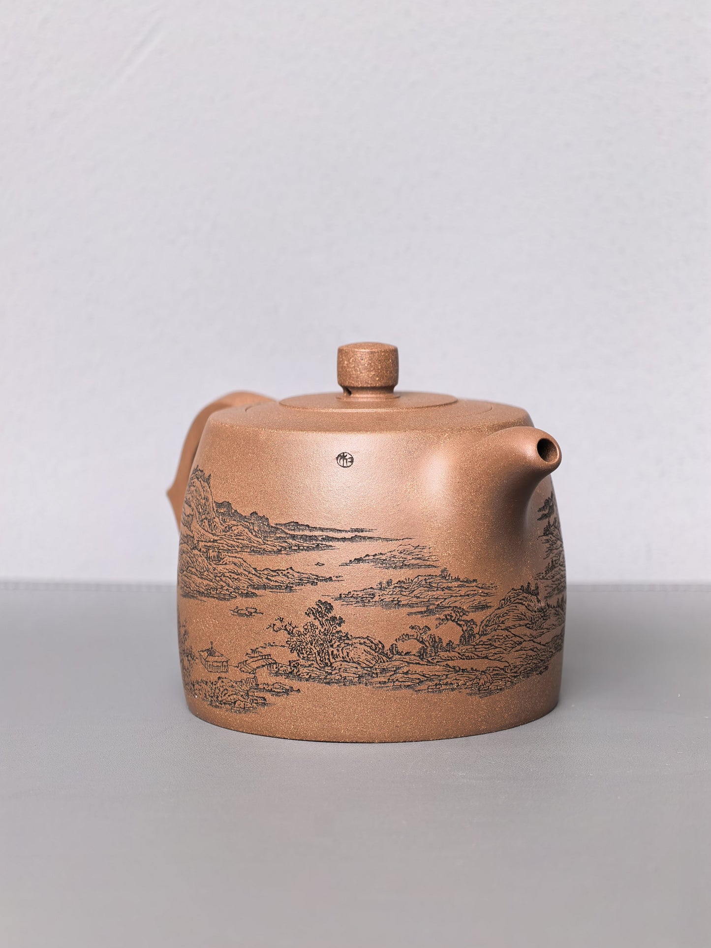宏林山水·礼藏天下｜陈宏林大师传世巅峰臻品【井栏壶】原矿极品段泥·580cc