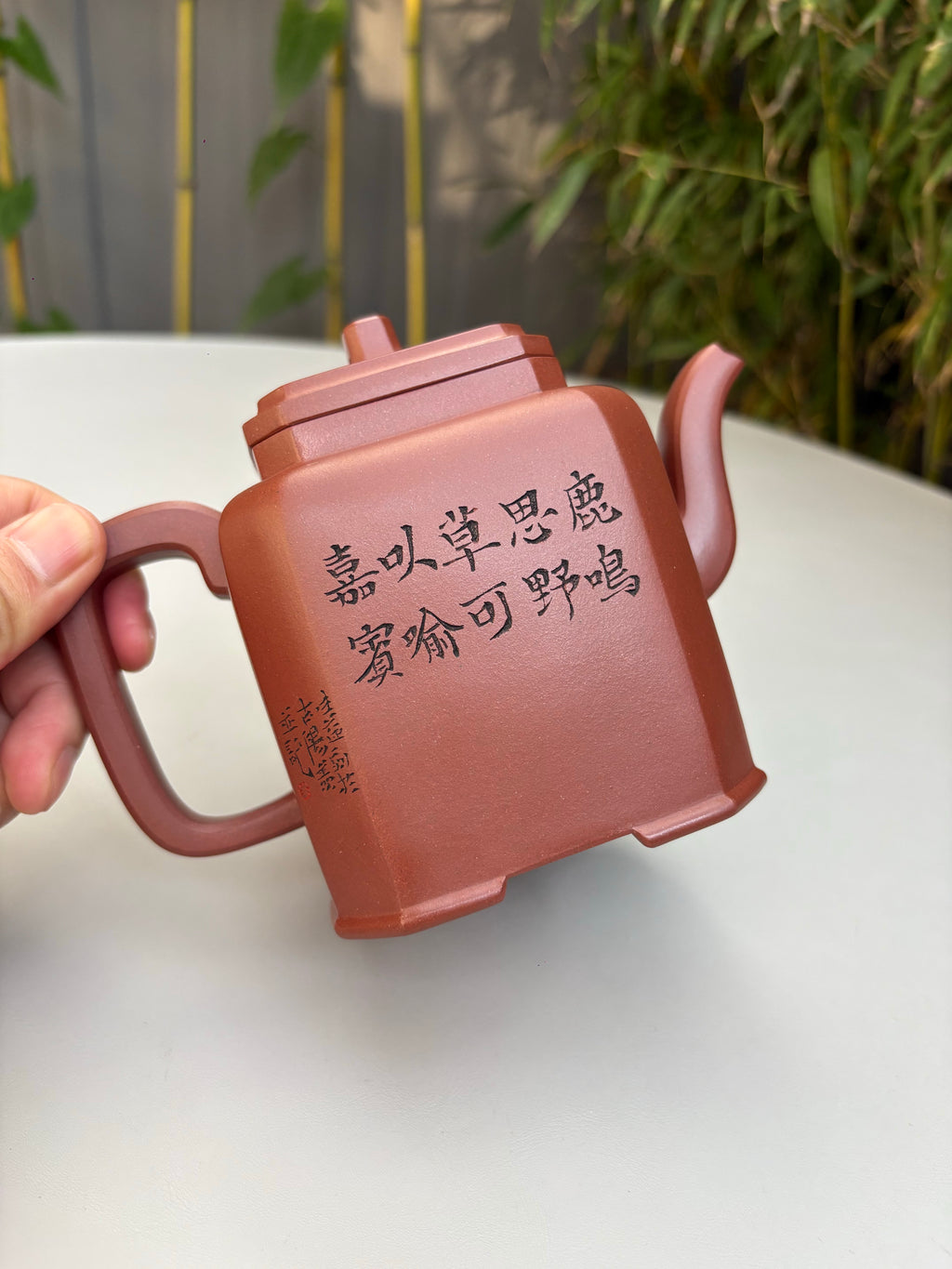 【双师联袂·方器之巅】杜益君制×施生益刻《福鼎八方》原矿底槽青500cc大品，江建翔×刘华两大名门正脉