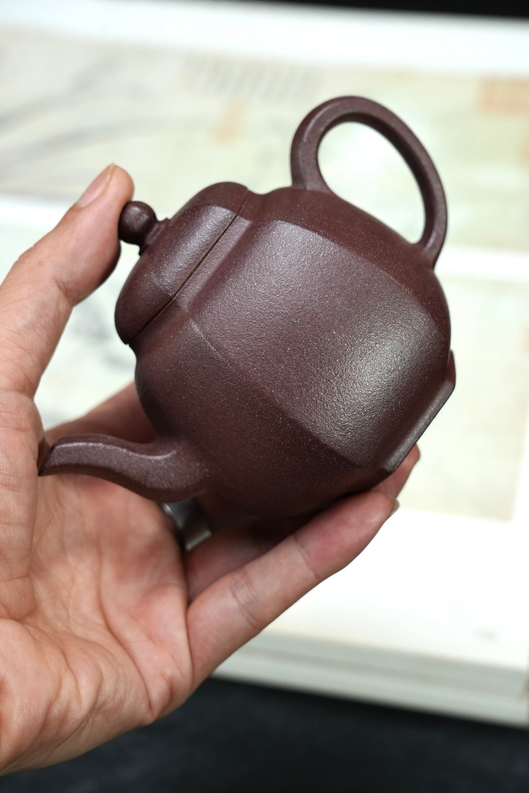 【耿浩方器 礼藏双绝】 紫砂80后方器巨匠·耿浩巅峰之作《六方匏尊壶》原矿极品桂花金砂·180cc