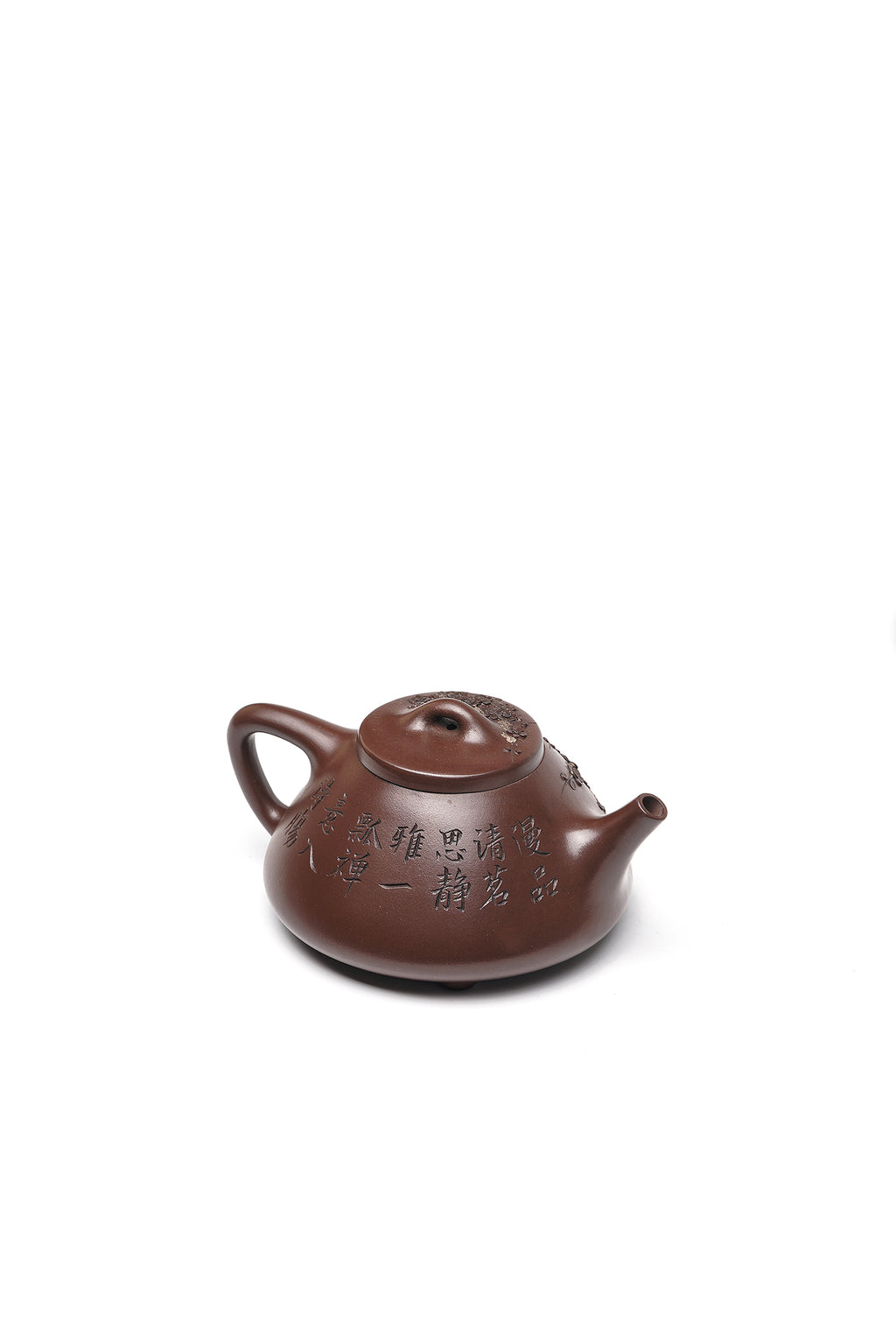 【石瓢】 泥料：原矿松亭底槽清 容量：310cc 作者：赵丽娟 中国传统工艺大师 高级工艺美术师