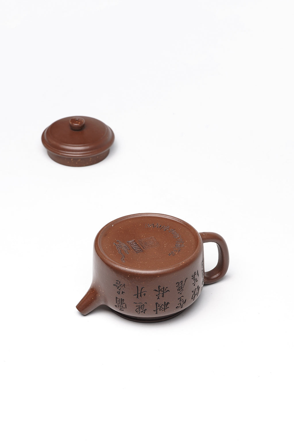 【德钟】 泥料：原矿松亭底槽清 容量：270cc 作者：赵丽娟 中国传统工艺大师 高级工艺美术师