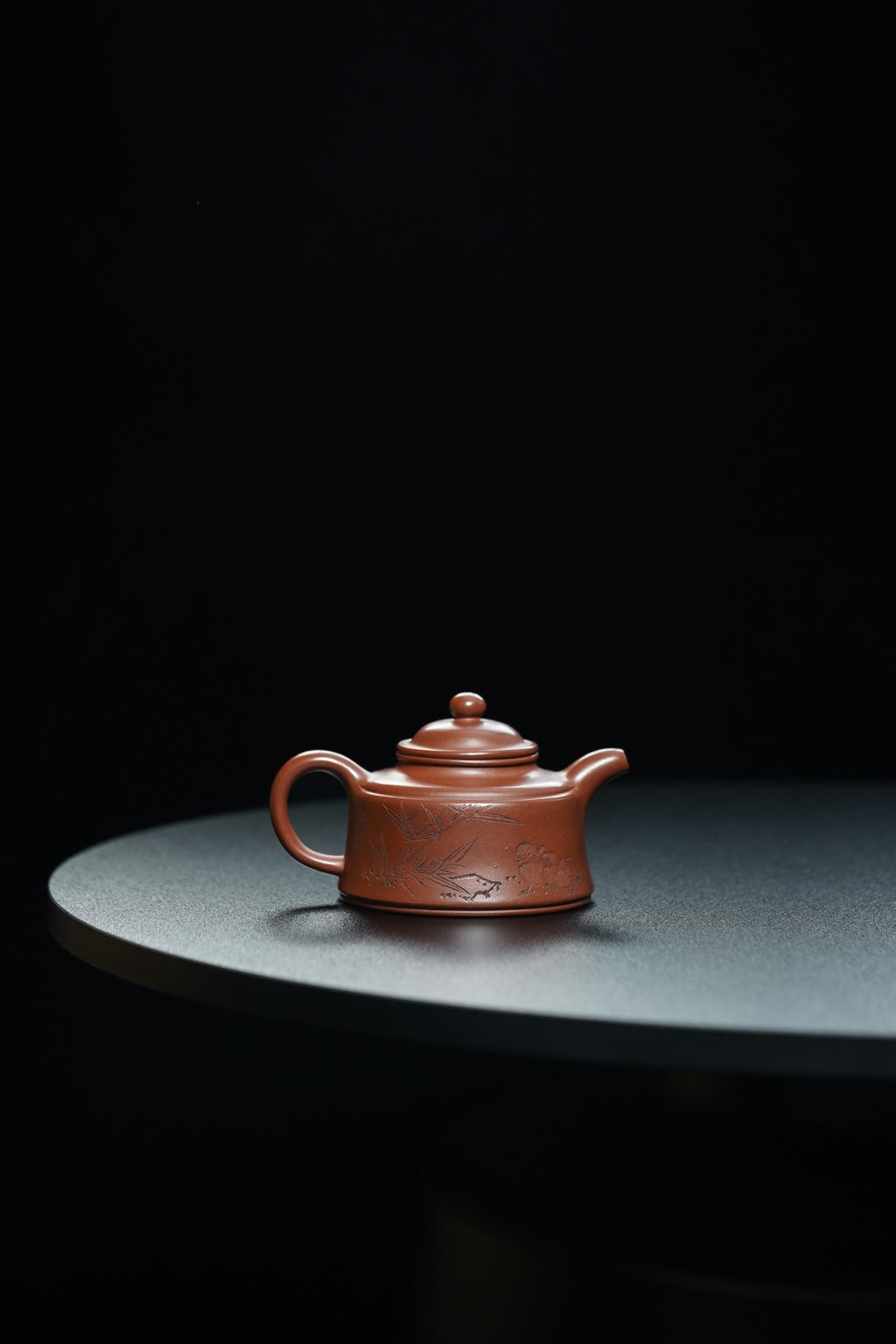 储立之大师｜中国陶瓷艺术终身成就奖获得者｜典藏重器【双线钟韵壶】原矿优质储氏赤金砂·220cc