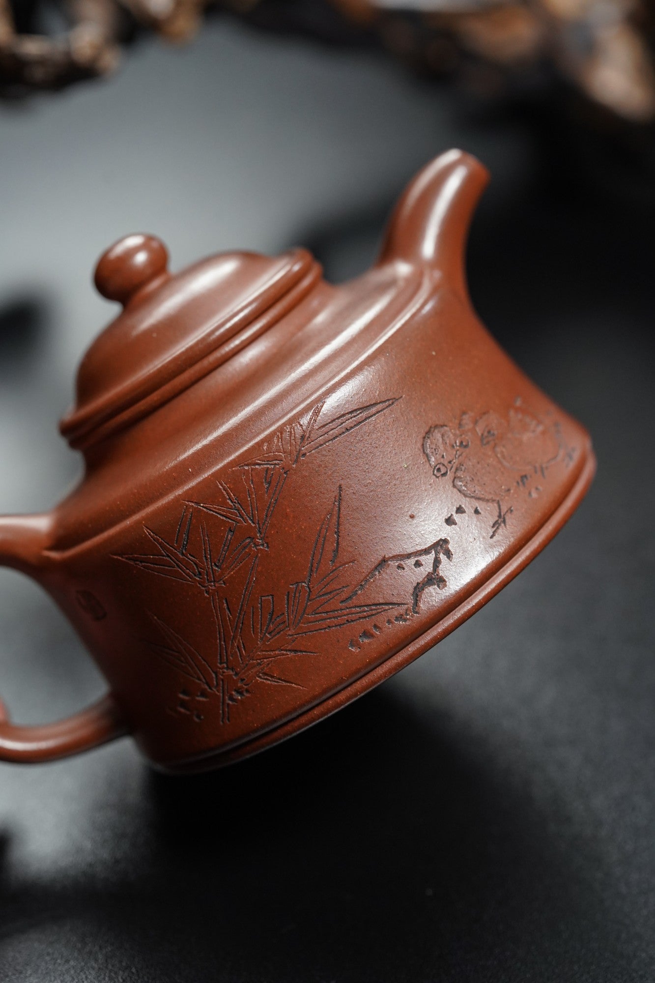 储立之大师｜中国陶瓷艺术终身成就奖获得者｜典藏重器【双线钟韵壶】原矿优质储氏赤金砂·220cc