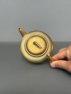 原矿优质紫砂·特色黄金紫晶贝壳烧《步步高升壶》原矿极品紫泥·280cc 著名紫砂艺术家·王葛荣·制