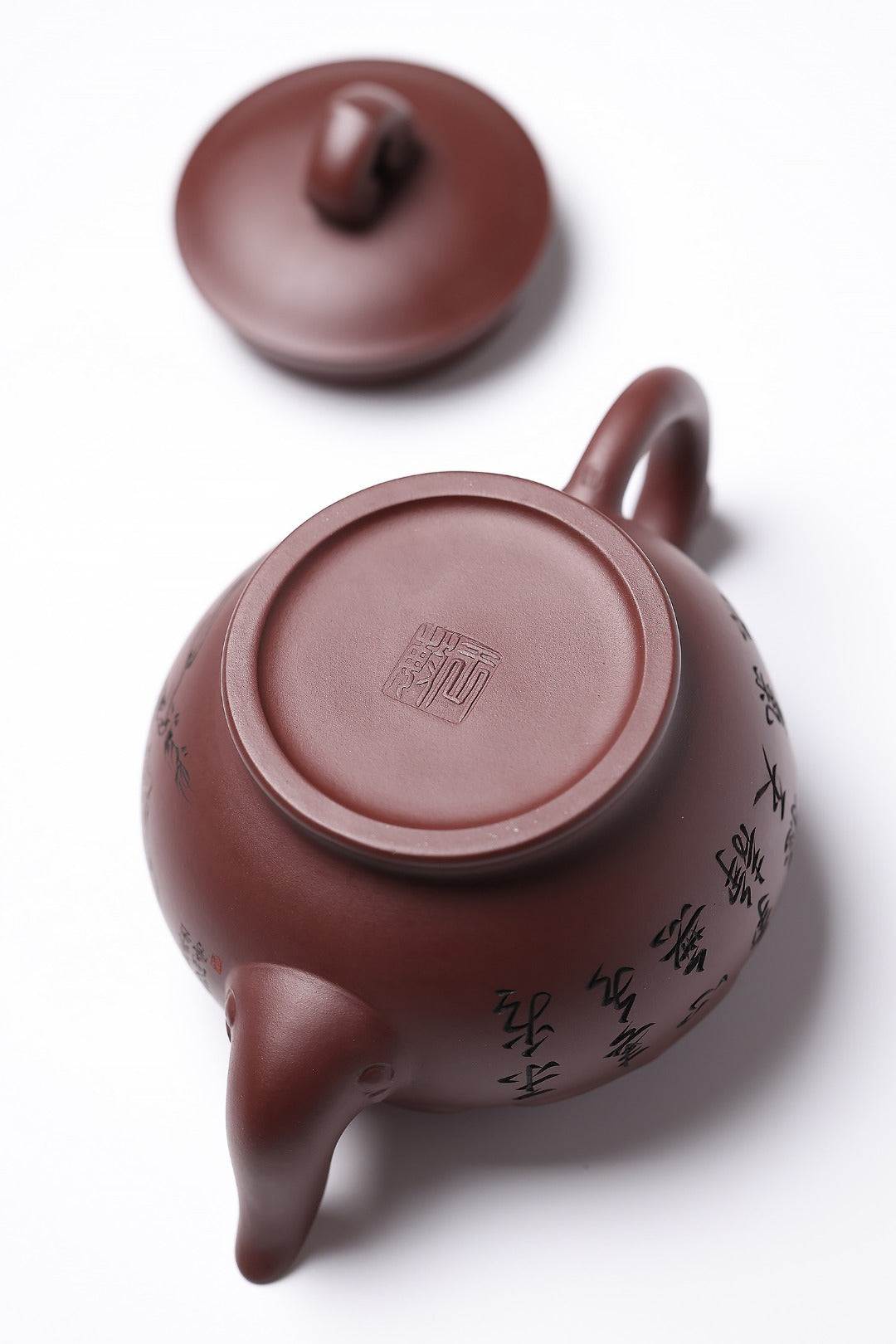 《风月无边》 王敏 正高级工艺美术师 装饰：李玮--江苏省陶瓷艺术大师，正高，75年熊猫楼馆藏老紫泥，500cc