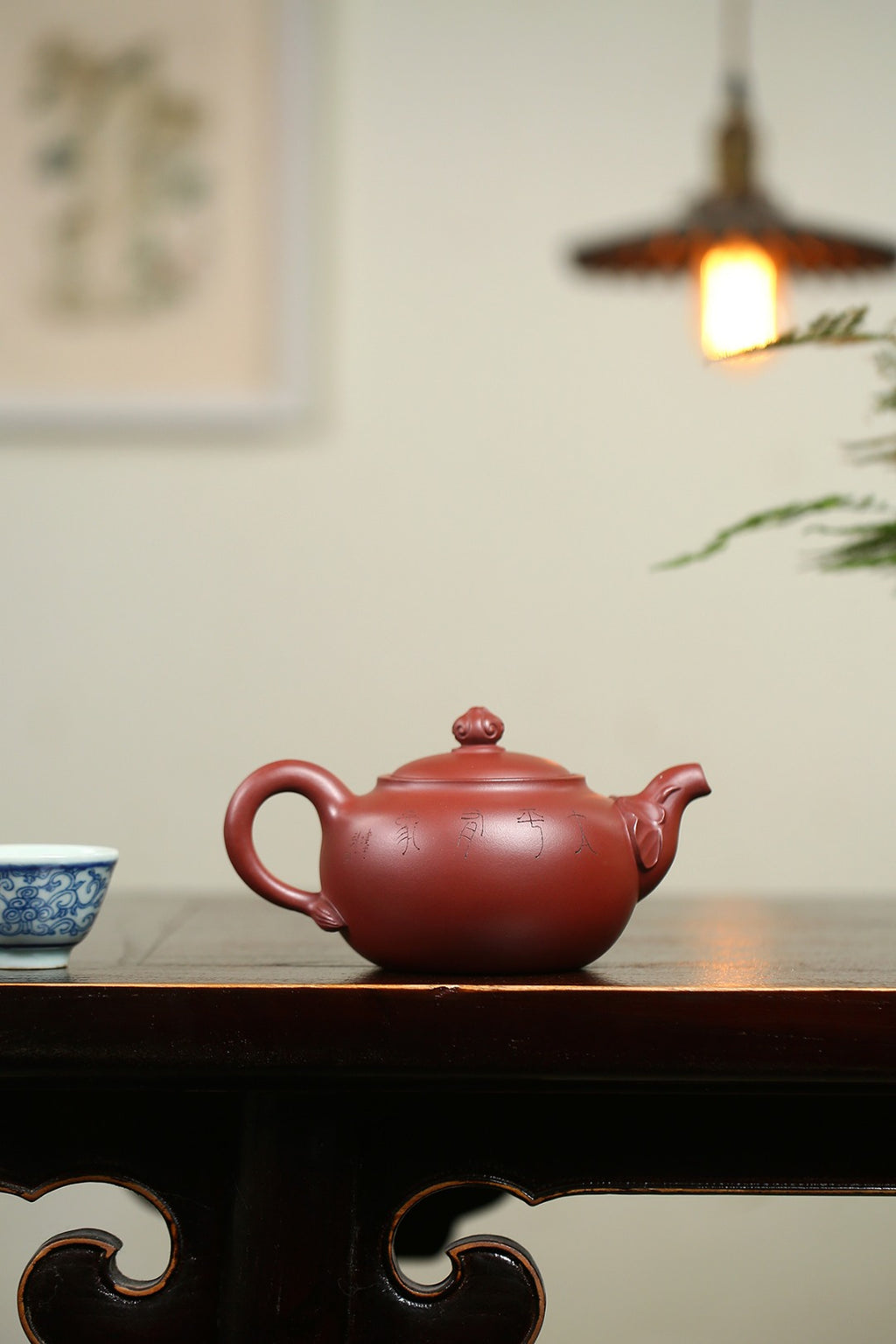 《太平有象》 作者：高建中 研究员级高级工艺美术师 原矿玫红砂，450cc，菱形24孔出水