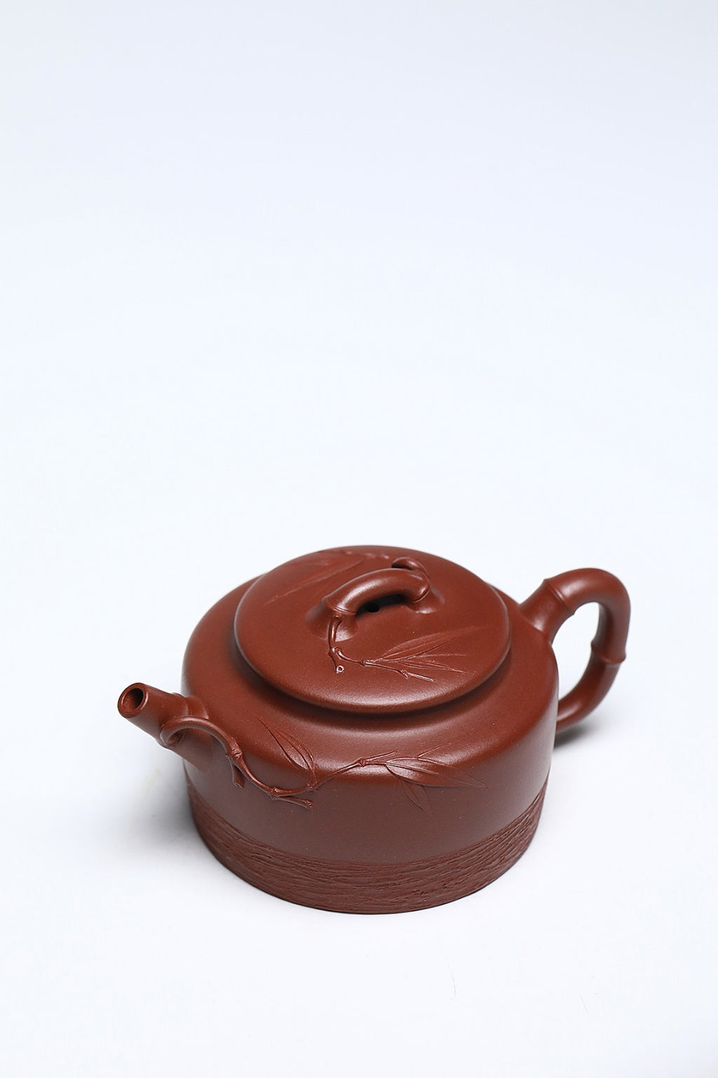 《秀竹》 作者：李玮 正高级工艺美术师 原矿四号井底槽清纯料，350cc，并列10孔出水