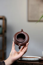 《合盘》 国家级工艺美术师 鲍玉华 原矿文革老紫泥，170cc，菱形9孔出水