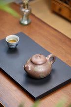 《茄瓜》 国家级高级工艺美术师 蒋亚平 原矿老玉段砂，450cc，菱形19孔出水