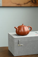筋纹南瓜·全手工 /顶级筋纹器高手王军作品/容量350cc/极品大红袍