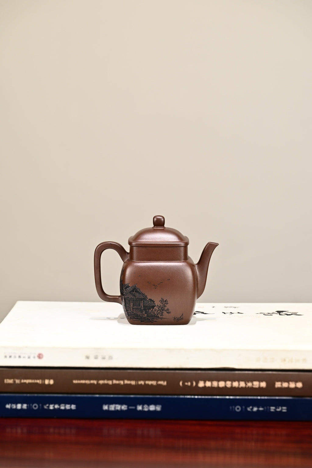 坦然·全手工 /全手工大赛二等奖国工吴涛作品 /容量260cc/极品紫泥
