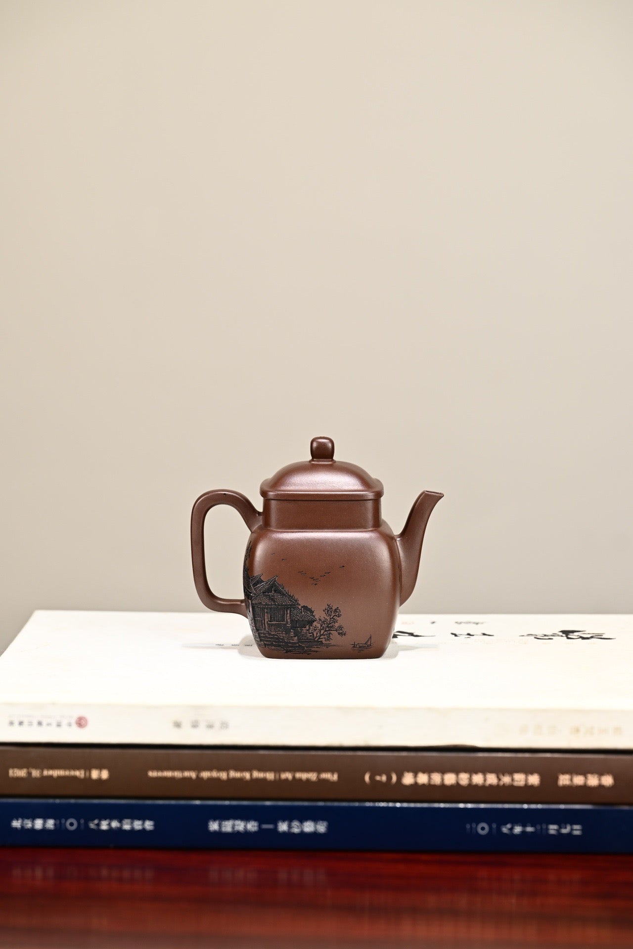坦然·全手工 /全手工大赛二等奖国工吴涛作品 /容量260cc/极品紫泥