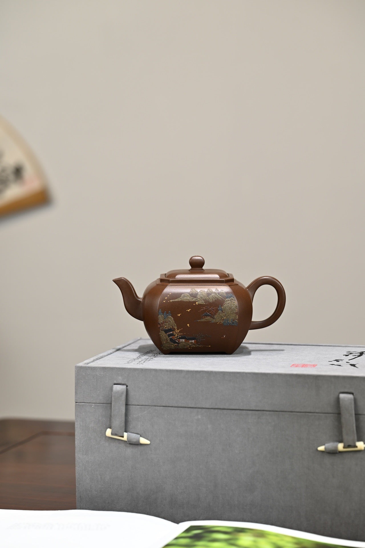 鸣远丁卯·全手工/全手工大赛二等奖国工吴涛作品 /容量250cc/原矿紫泥