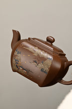 鸣远丁卯·全手工/全手工大赛二等奖国工吴涛作品 /容量250cc/原矿紫泥