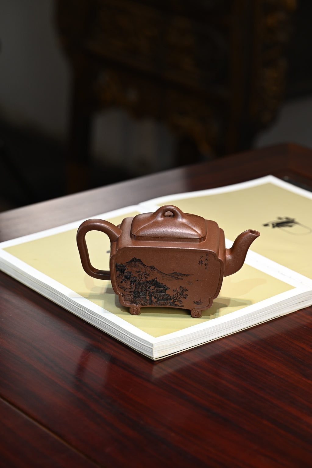 翰墨书香·全手工 /全手工大赛二等奖国工吴涛作品 /容量410cc/原矿底槽清