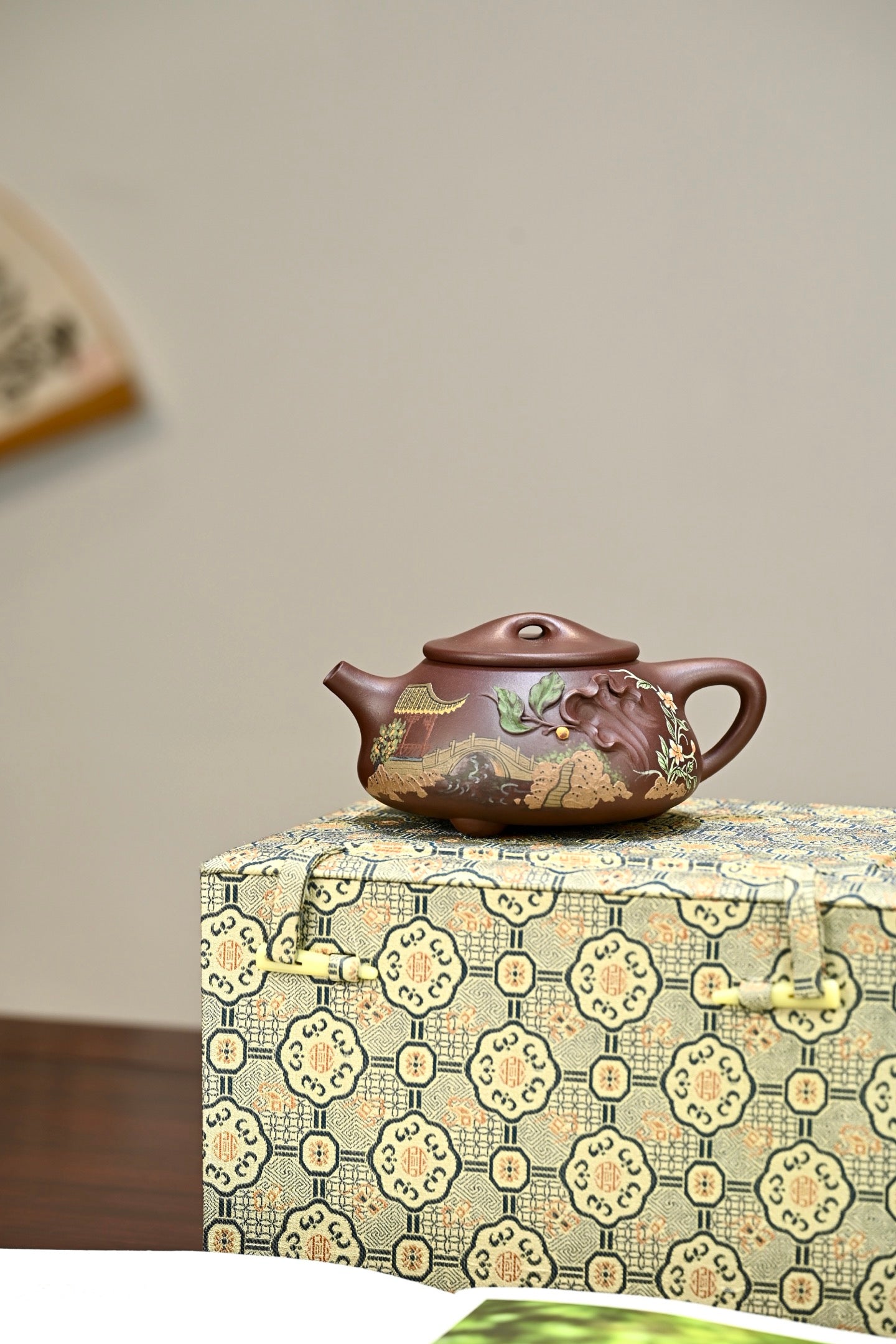 景舟石瓢·全手工/高工蒋锡坤作品 /容量280cc/原矿紫茄泥