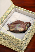 景舟石瓢·全手工/高工蒋锡坤作品 /容量280cc/原矿紫茄泥
