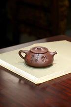 景舟石瓢·全手工/高工蒋锡坤作品 /容量280cc/原矿紫茄泥