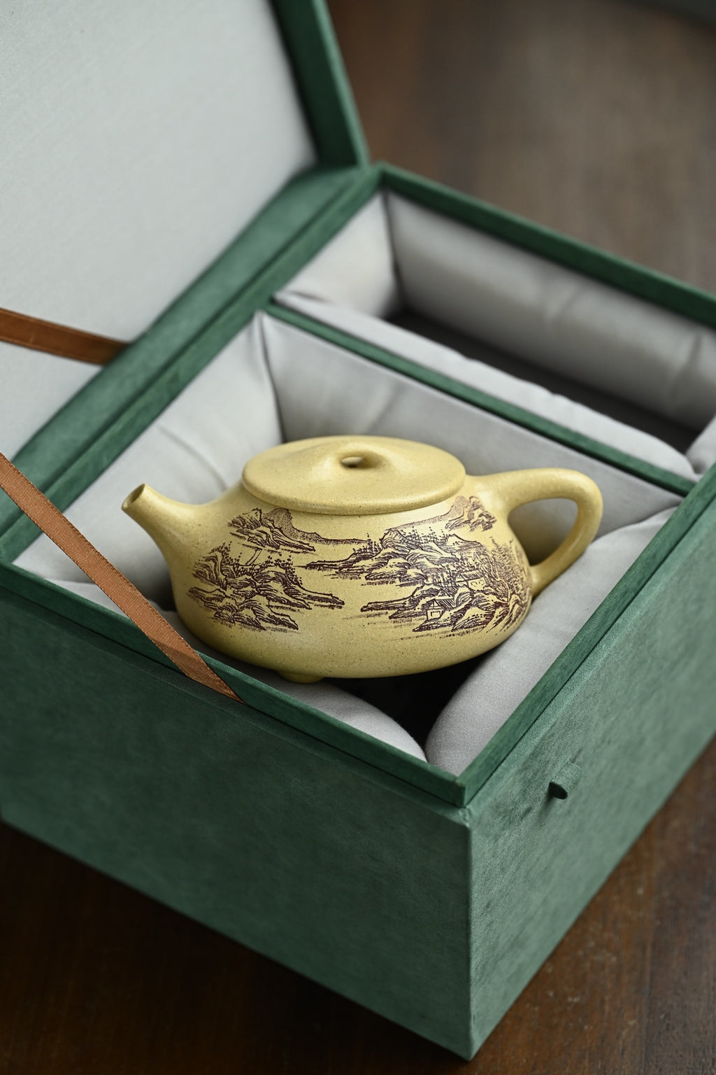 景舟石瓢·全手工/高工蒋锡坤作品/容量280cc/本山绿