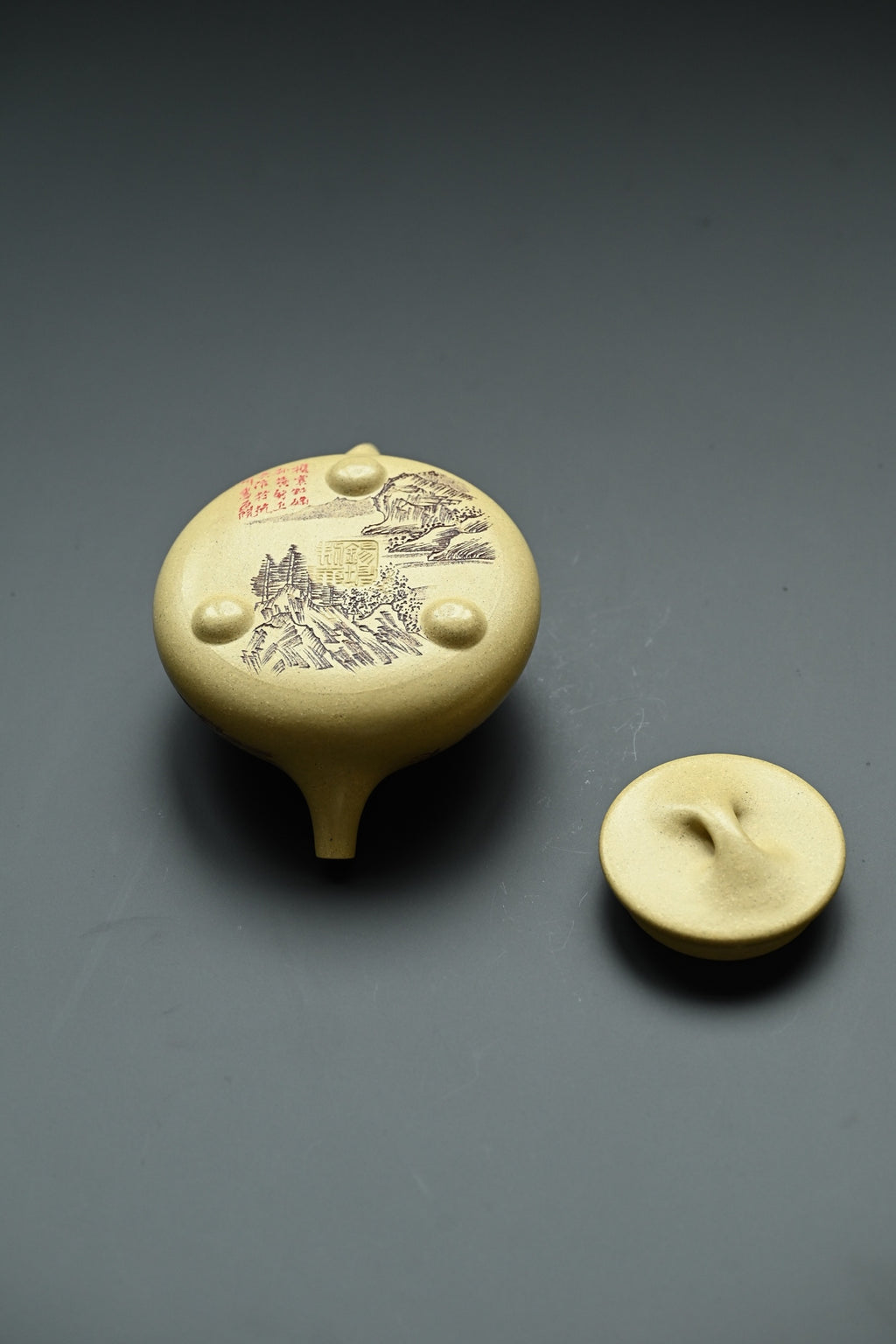 景舟石瓢·全手工/高工蒋锡坤作品/容量280cc/本山绿